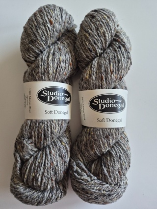SOFT DONEGAL 5521 - Melanżowy szary